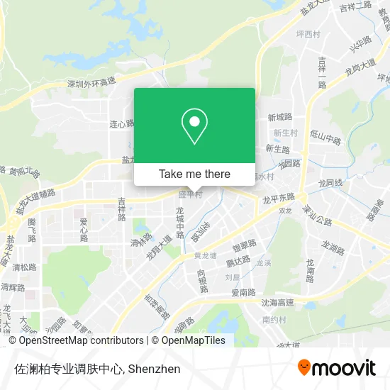 佐澜柏专业调肤中心 map