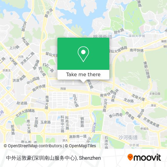中外运敦豪(深圳南山服务中心) map