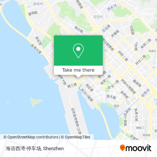 海语西湾-停车场 map