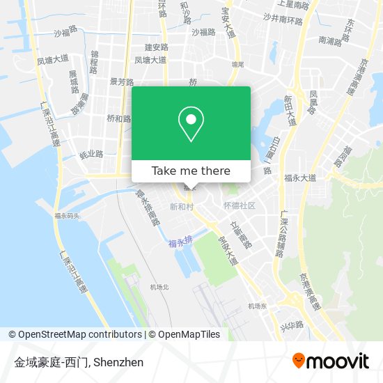 金域豪庭-西门 map