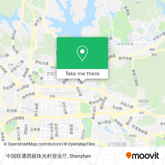 中国联通西丽珠光村营业厅 map