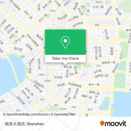 南蓉大酒店 map