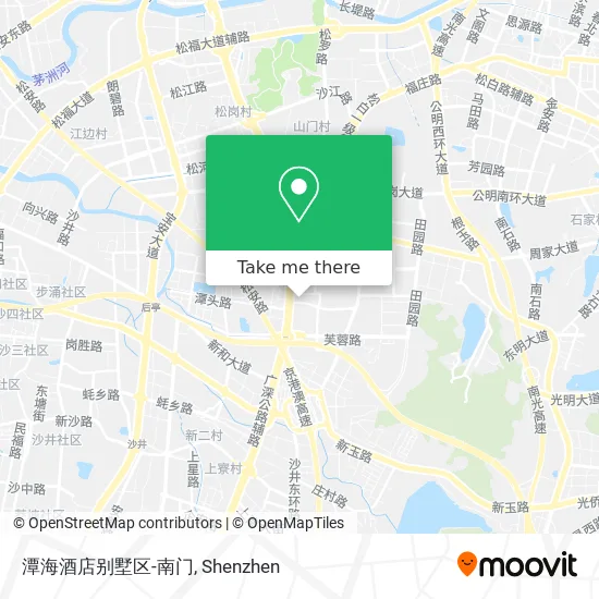 潭海酒店别墅区-南门 map