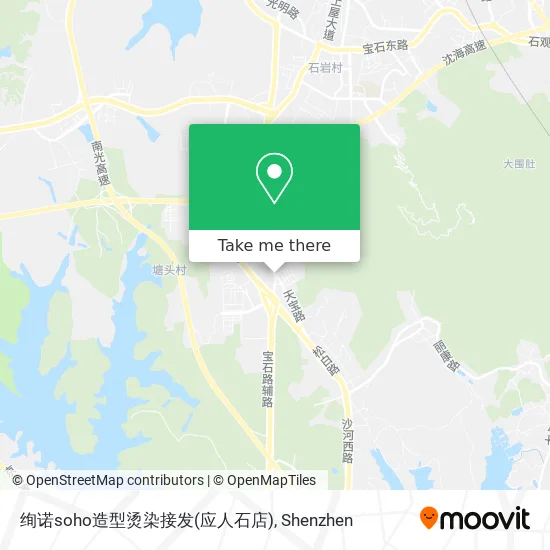 绚诺soho造型烫染接发(应人石店) map