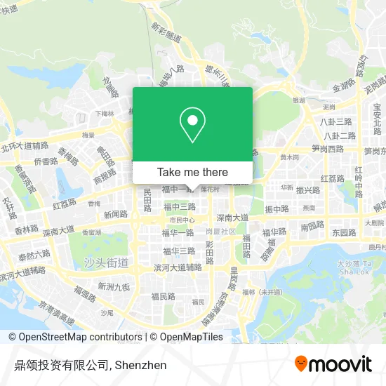 鼎颂投资有限公司 map
