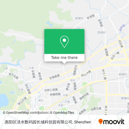 惠阳区淡水数码园长城科技园有限公司 map