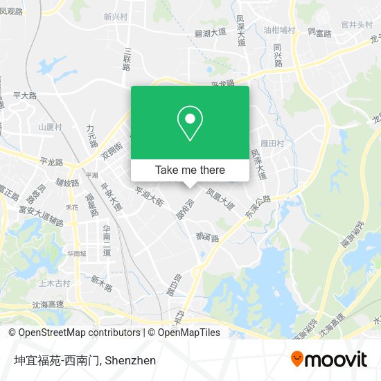 坤宜福苑-西南门 map