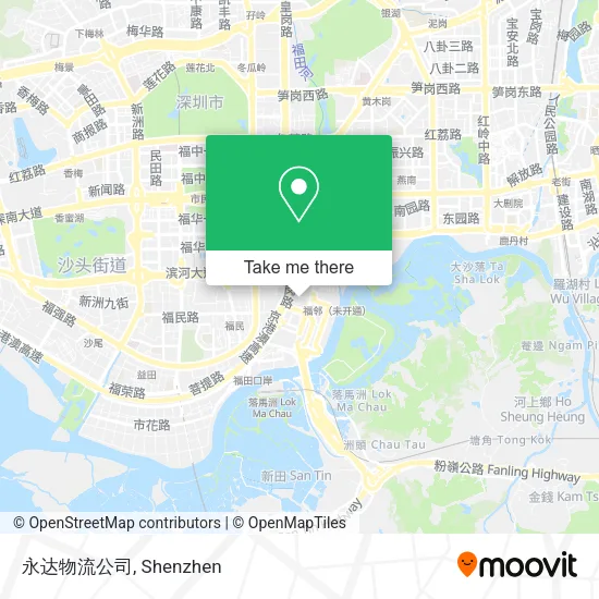 永达物流公司 map