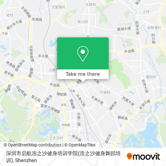 深圳市启航浩之沙健身培训学院(浩之沙健身舞蹈培训) map