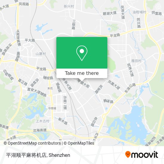 平湖顺平麻将机店 map