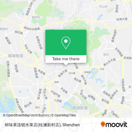 鲜味果连锁水果店(桂澜新村店) map