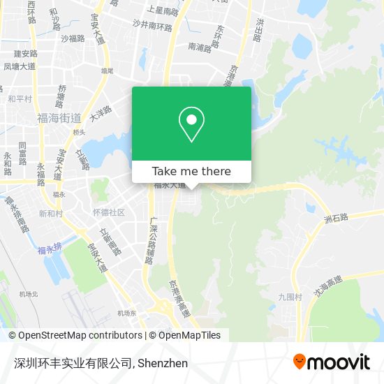 深圳环丰实业有限公司 map