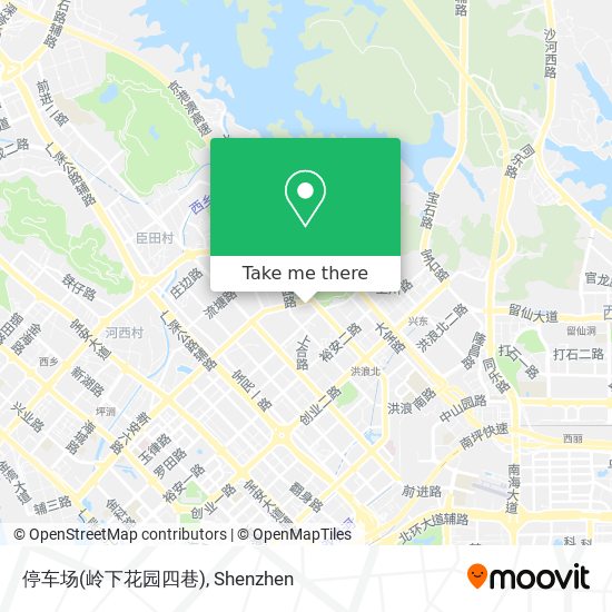 停车场(岭下花园四巷) map