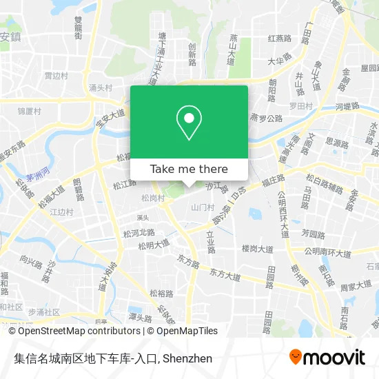 集信名城南区地下车库-入口 map