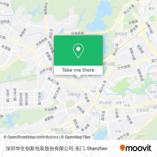 深圳华生创新包装股份有限公司-东门 map