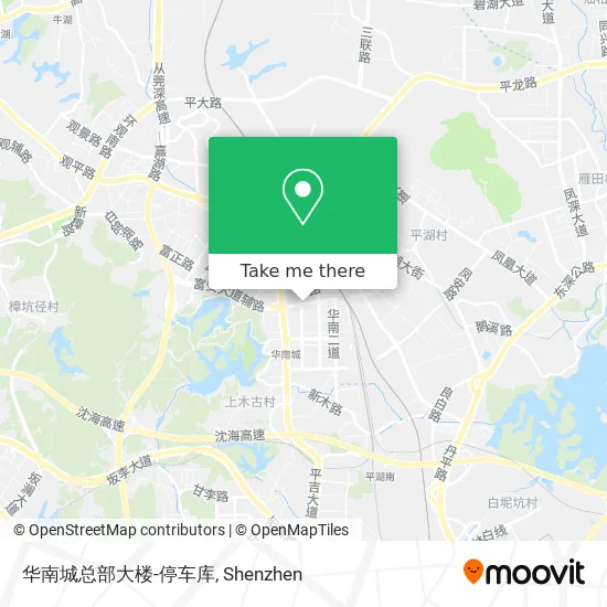 华南城总部大楼-停车库 map