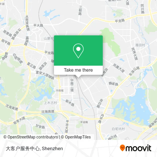 大客户服务中心 map
