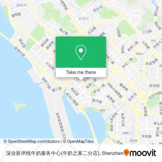 深业新岸线牛奶服务中心(牛奶之家二分店) map