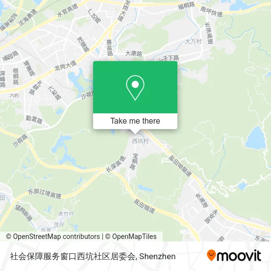社会保障服务窗口西坑社区居委会 map