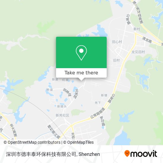 深圳市德丰泰环保科技有限公司 map