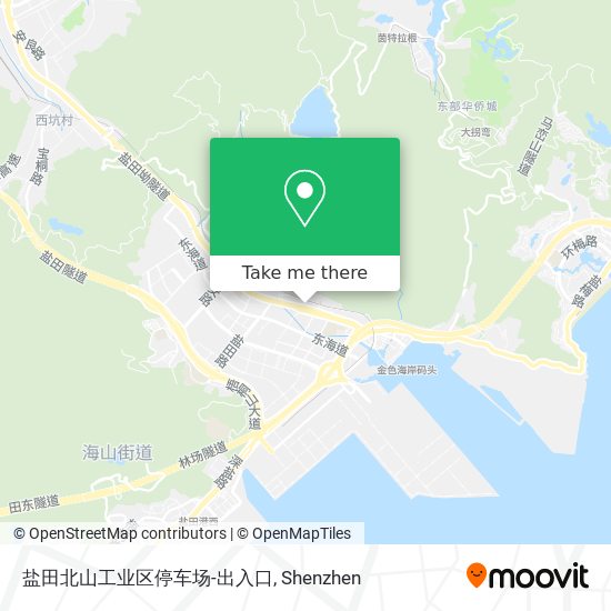 盐田北山工业区停车场-出入口 map