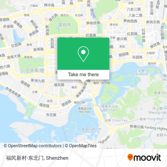 福民新村-东北门 map