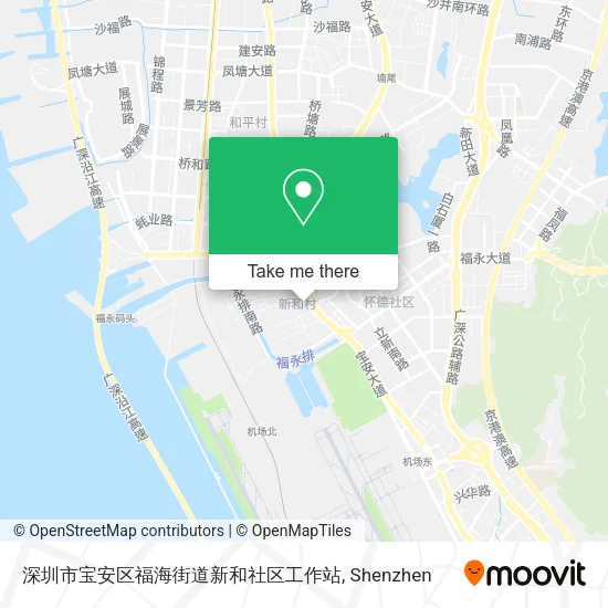 深圳市宝安区福海街道新和社区工作站 map