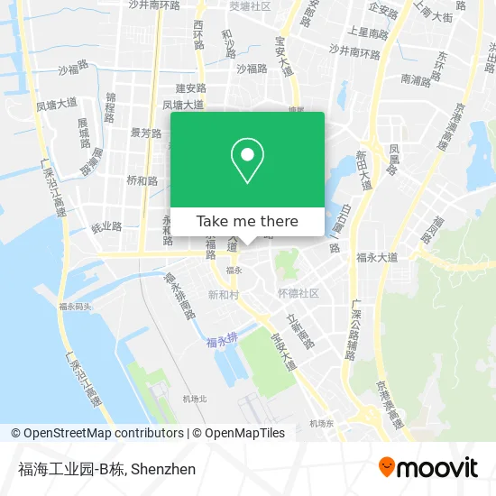 福海工业园-B栋 map