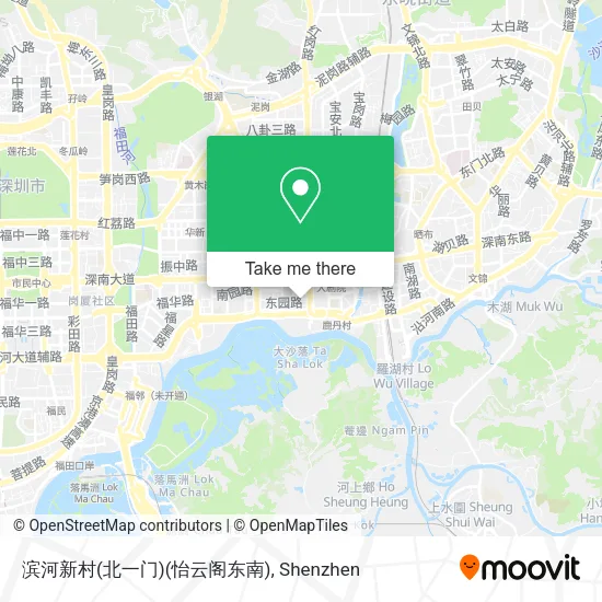 滨河新村(北一门)(怡云阁东南) map