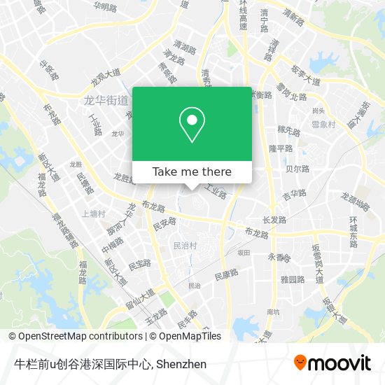 牛栏前u创谷港深国际中心 map