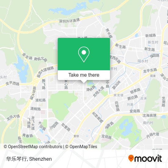 华乐琴行 map
