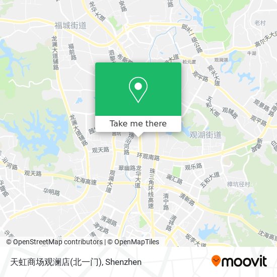 天虹商场观澜店(北一门) map
