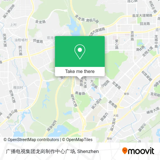 广播电视集团龙岗制作中心广场 map