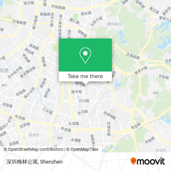 深圳梅林公寓 map