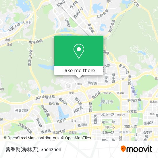 酱香鸭(梅林店) map