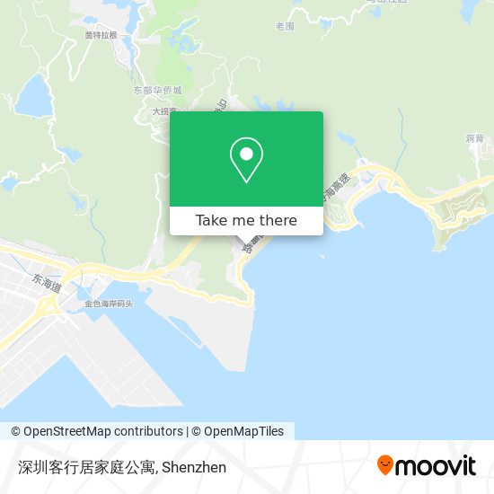 深圳客行居家庭公寓 map