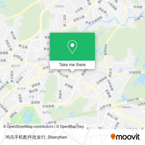 鸿讯手机配件批发行 map