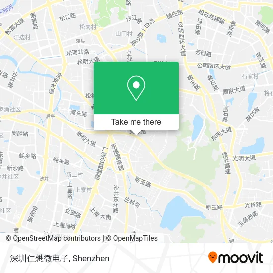 深圳仁懋微电子 map