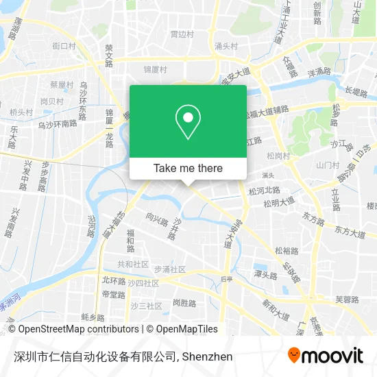 深圳市仁信自动化设备有限公司 map