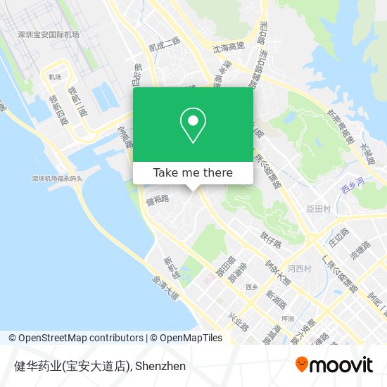健华药业(宝安大道店) map