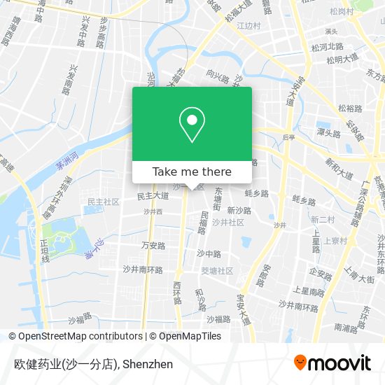 欧健药业(沙一分店) map