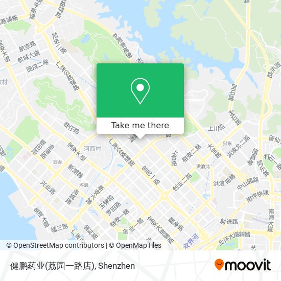 健鹏药业(荔园一路店) map