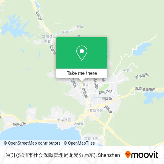 富升(深圳市社会保障管理局龙岗分局东) map