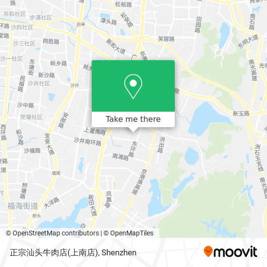 正宗汕头牛肉店(上南店) map