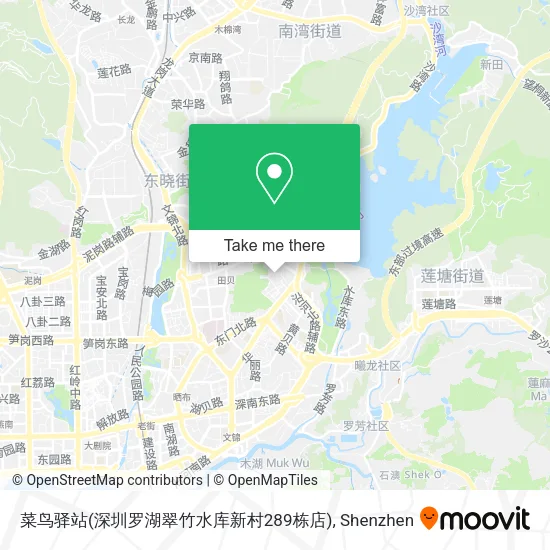 菜鸟驿站(深圳罗湖翠竹水库新村289栋店) map