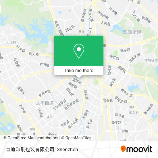 宣迪印刷包装有限公司 map