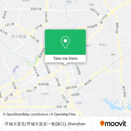 开城大道北/开城大道北一巷(路口) map