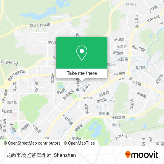 龙岗市场监督管理局 map