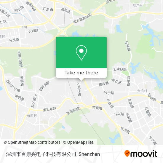 深圳市百康兴电子科技有限公司 map