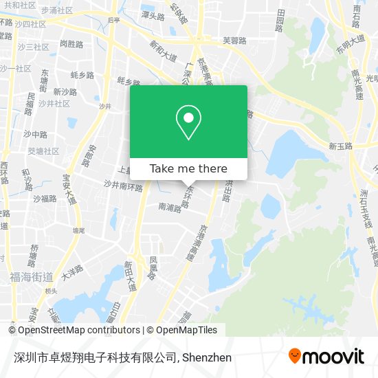 深圳市卓煜翔电子科技有限公司 map